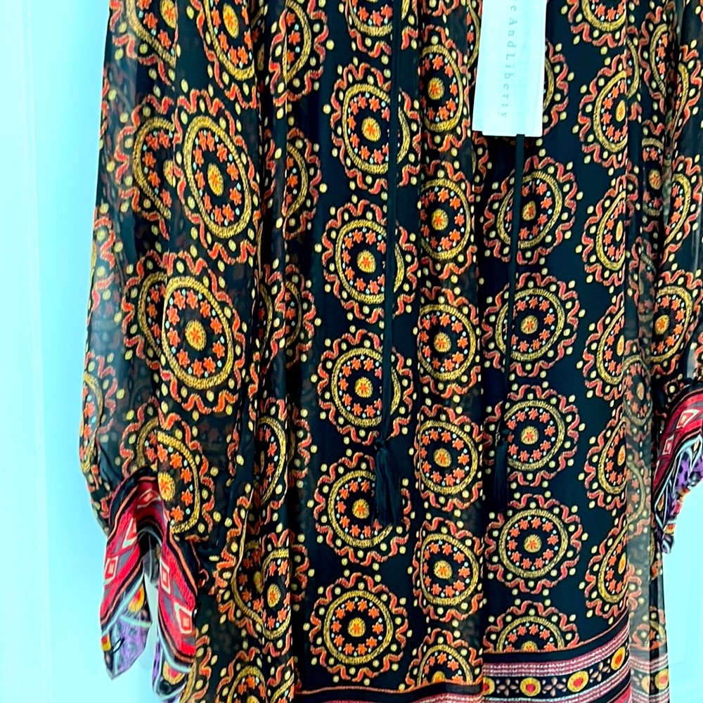 NWT Jonny Was Medallion Romance Silk Dress - Picture 2 of 11